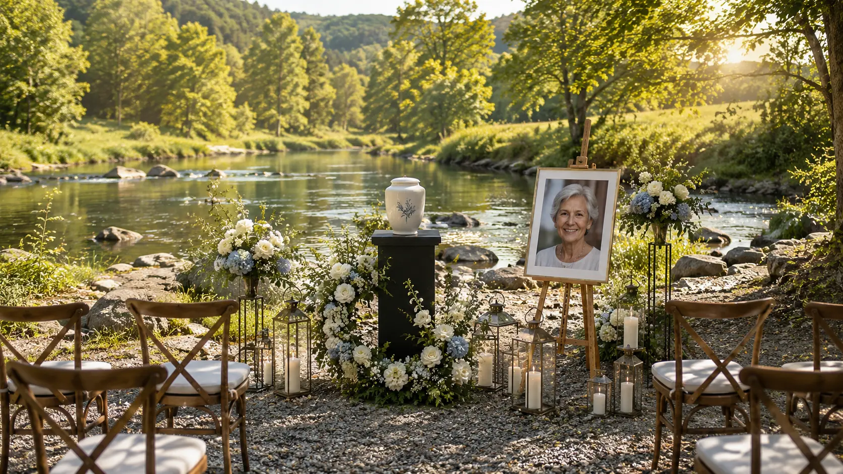 Persönlich gestalteter Abschied an einem besonderen Ort in der Natur